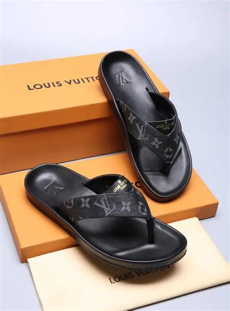 men's louis vuitton flip flops|Louis Vuitton men's sandals.